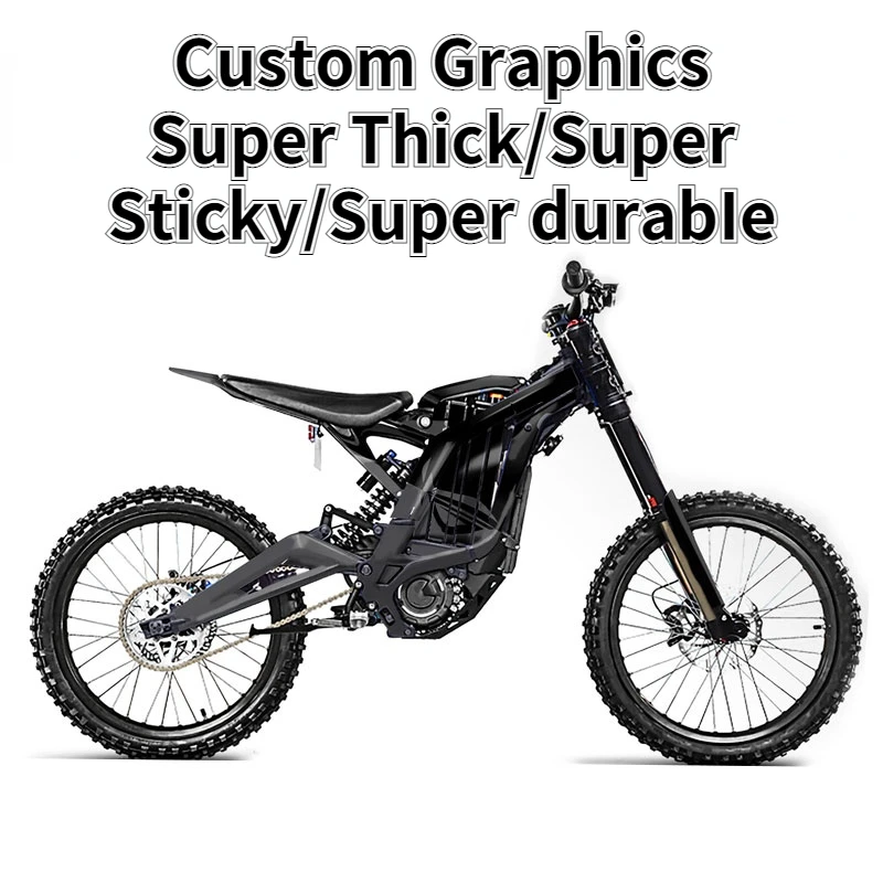 For SURRON Custom Stickers Light Bee X Electric Off-road Bike Dirtbike Decorative Self-adhesive Moisture-proof Thick SUR-RON
