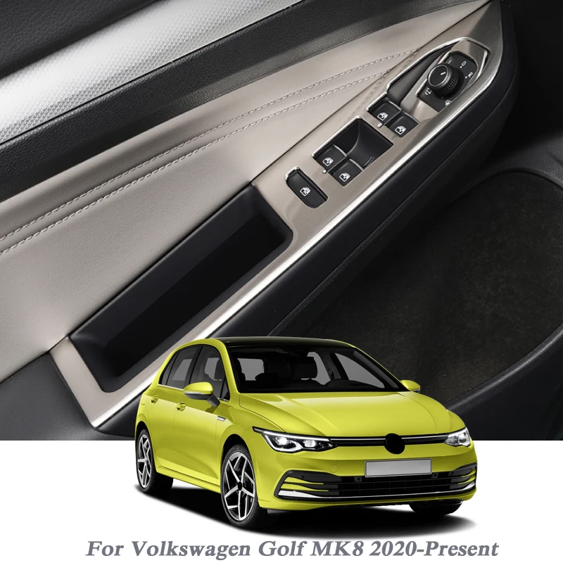 

Для Volkswagen Golf MK8 2020-Настоящее Авто Стайлинг внутренние двери окна лифт переключатель наклейки с блестками интерьер рамка авто аксессуар