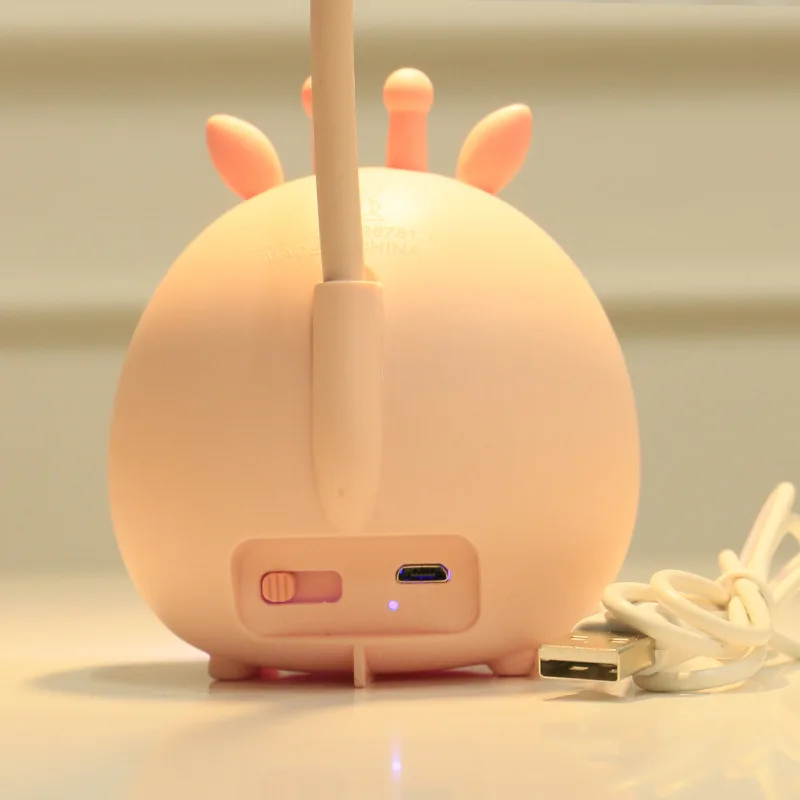 Светодиодный настольный светильник USB Перезаряжаемые настольная лампа третьей