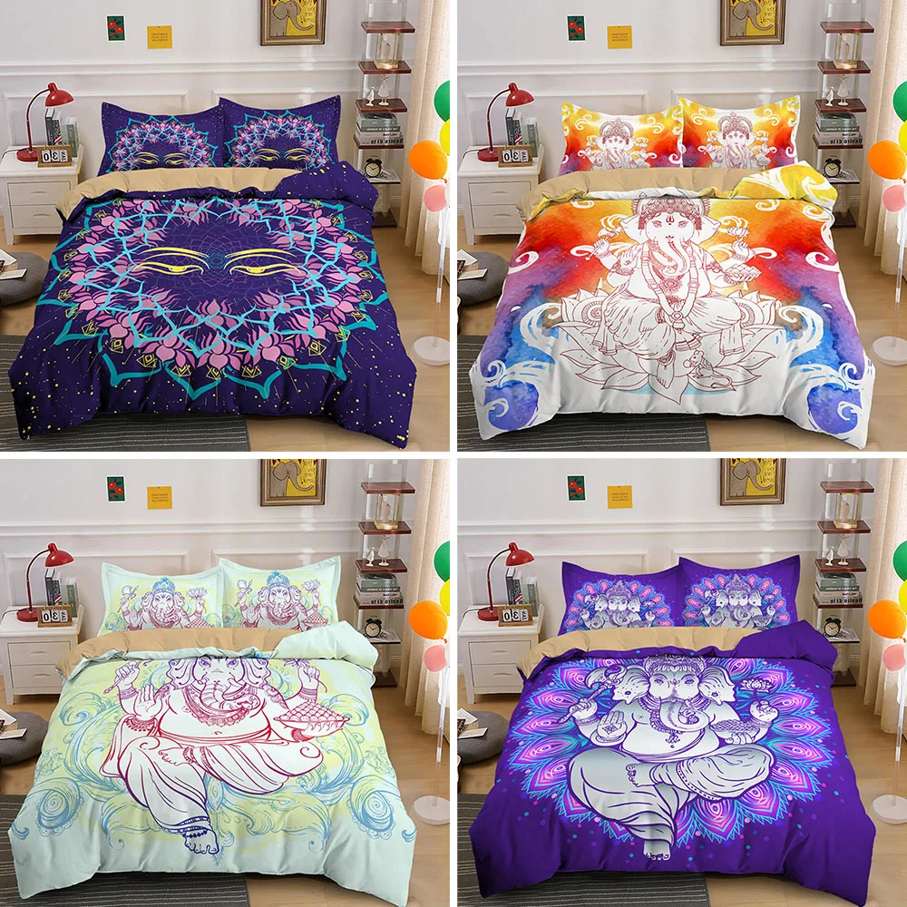 

Sacred Boho Psychedelic домашний текстиль Мандала Комплект постельного белья Twin Queen King Size постельное белье с наволочкой для стёганого одеяла
