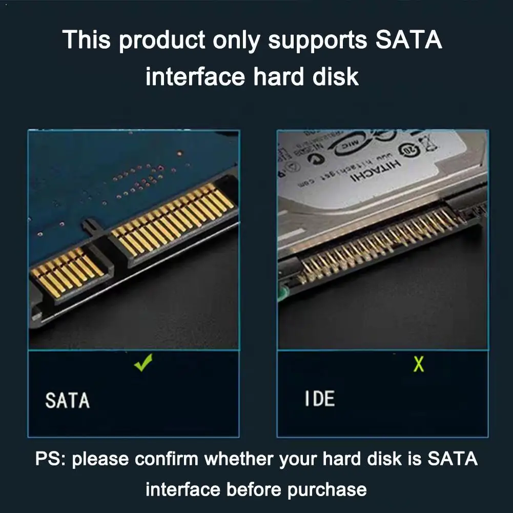 1 шт. корпус для жесткого диска SATA USB кабель HDD чехол адаптера 2 5 дюйма 3 0 SS