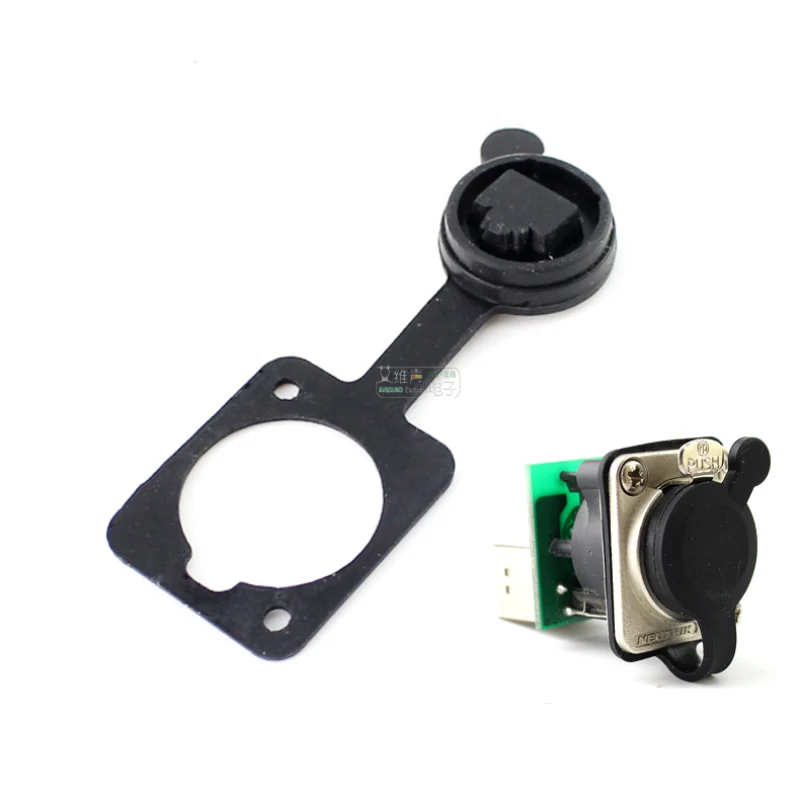 1 шт. RJ45 сетевое оборудование D-типе основного штепселя пыле-и водонепроницаемый пластиковый чехол с NE8FDP данные об использовании светодиодный большой экран