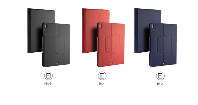 [Новинка] Беспроводная клавиатура Blue tooth для iPad pro 12,", Премиум чехол из тонкой кожи+ умный сон+ все в одном дизайне