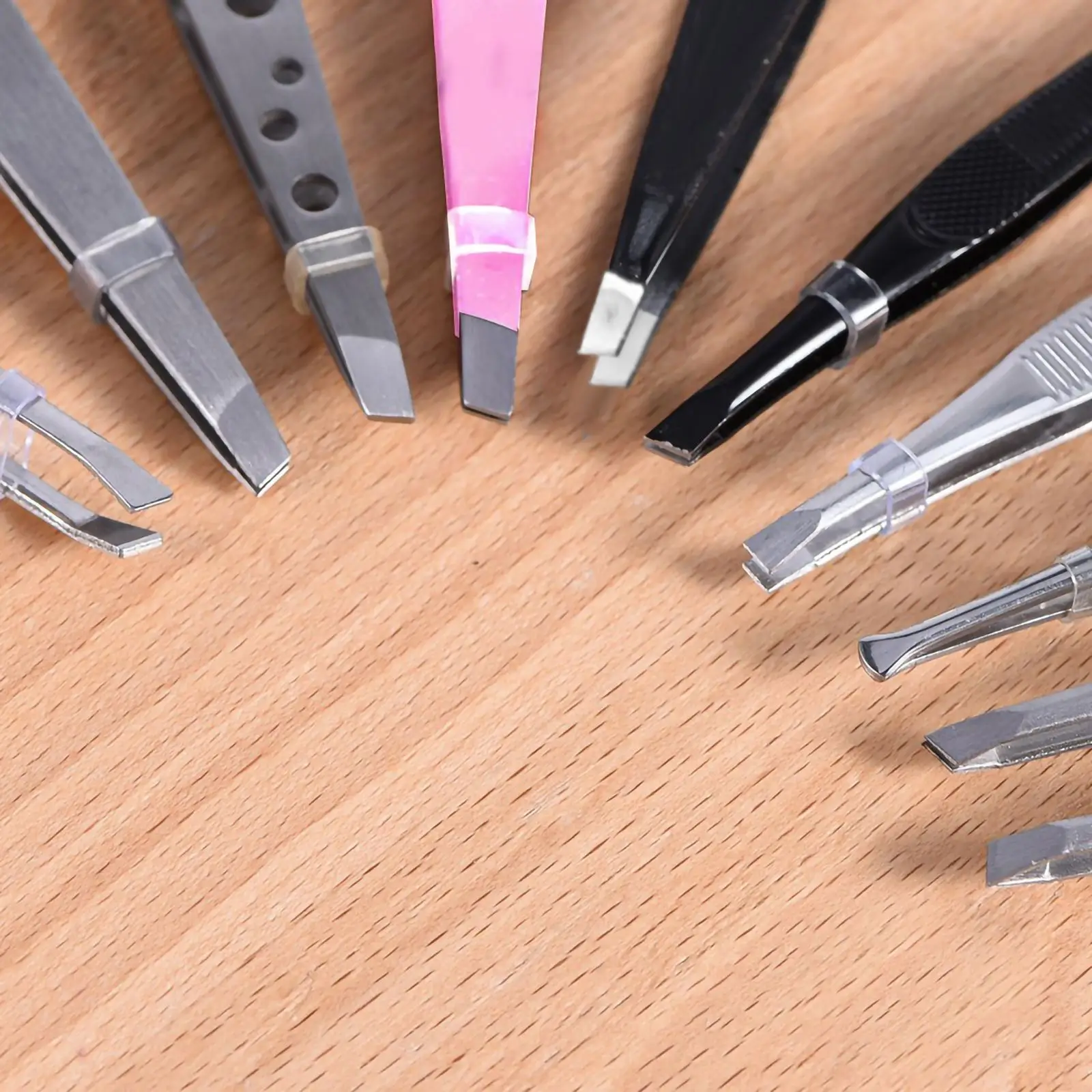 10 шт. Профессиональный пинцет для бровей из нержавеющей стали наращивания ресниц