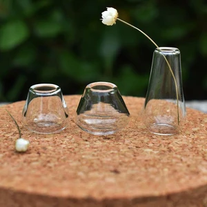 Хит! 2 шт. 1:12 кукольный домик миниатюрные стеклянные образец вазы кукольный домик аксессуары декоративная игрушка высокое качество