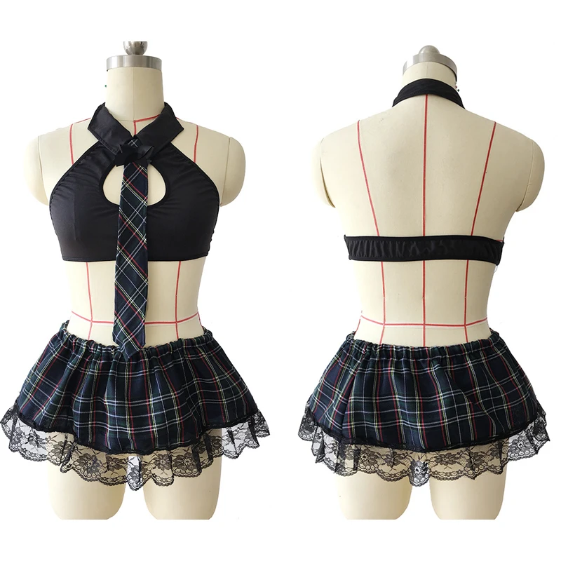 Женская сексуальная униформа для школьниц Porno Scotland сексуальное нижнее белье