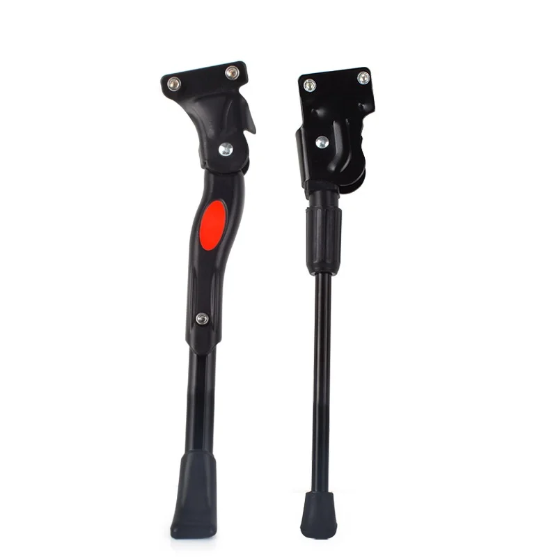 

MTB Road Bike Bicycle Adjustable Kickstand Parking Rack Mountain Bike Stable Support Side Kick Stand Foot Brace Two Holes