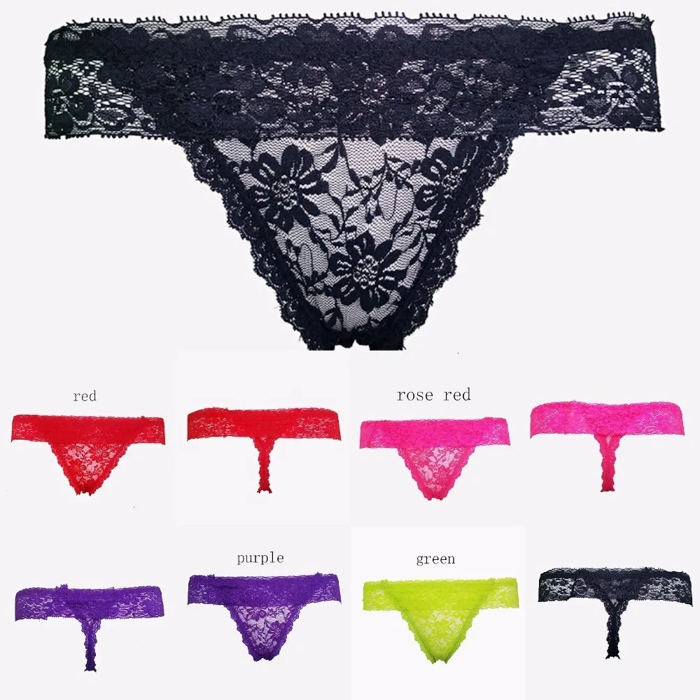S-XXL женские стринги сексуальное кружевное нижнее белье трусики женское бикини