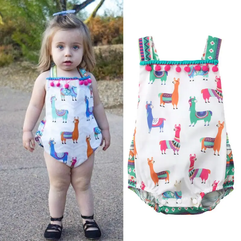 2019 Летний милый повседневный комбинезон для маленьких мальчиков и девочек с