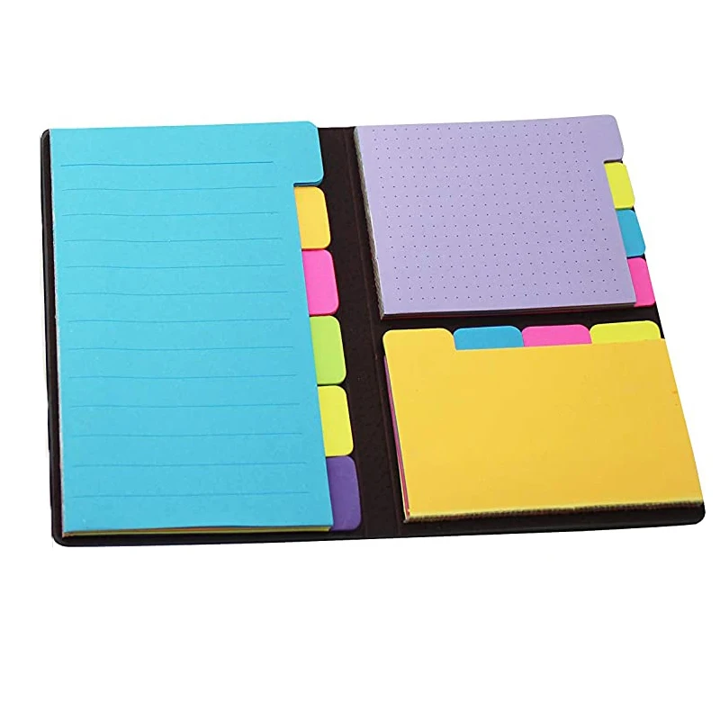 

60 sheets/pack 6 Color Sticky Notes Index Memo Pad Bookmarks Cute Scheduler Paper Stickers Kids Stationery