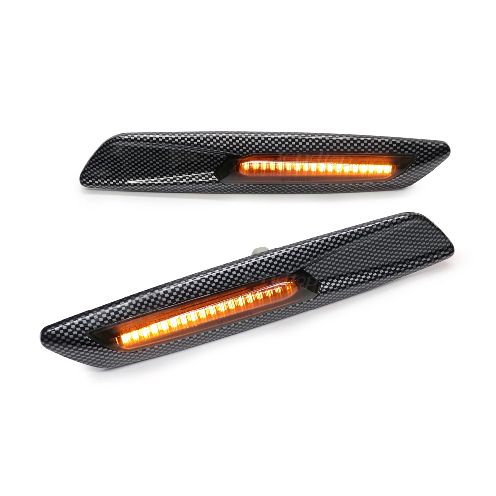 Оранжевый светодиодный автомобильный передний боковой габаритный индикатор для