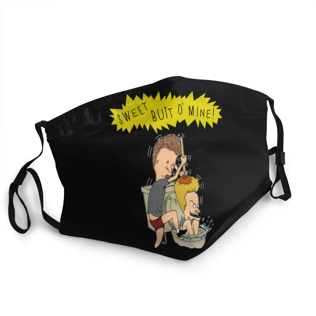 Винтажная многоразовая маска для лица Beavis и Butthead | Аксессуары одежды