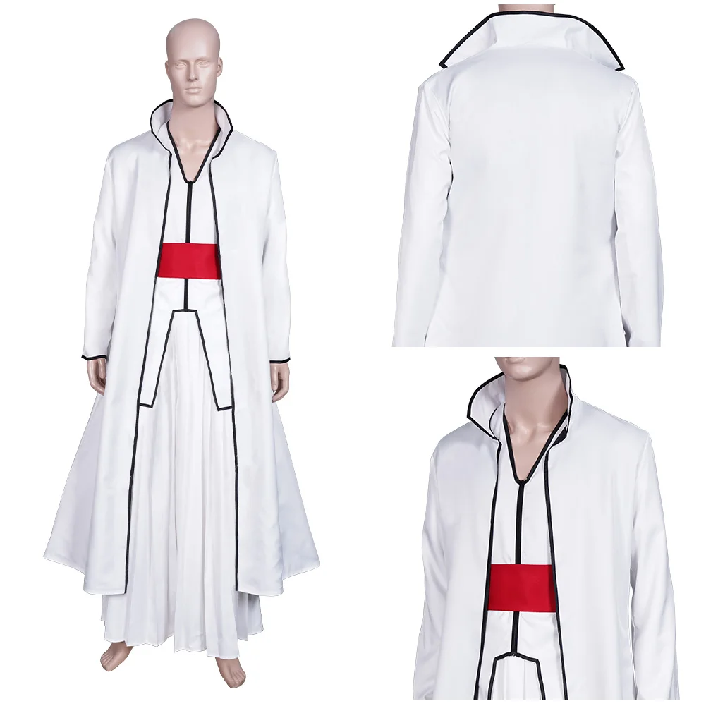 Костюм для косплея аниме отбеливатель Aizen Sousuke верхняя одежда костюм на Хэллоуин