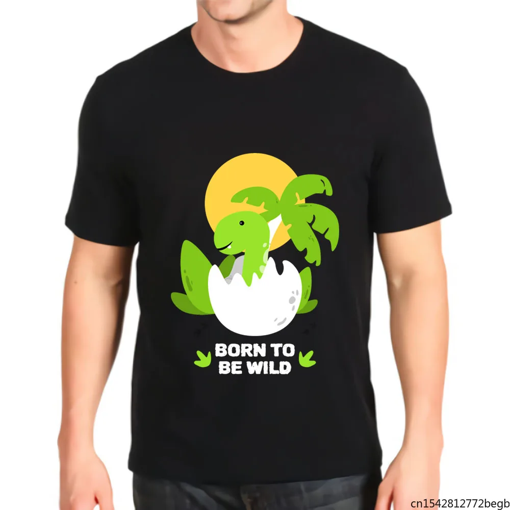

Dinosaur Born To Be Wild Men's T Shirt
