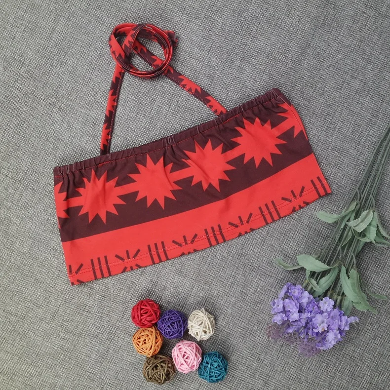 Купальный костюм для девочек из двух предметов детский купальный Моана Детские