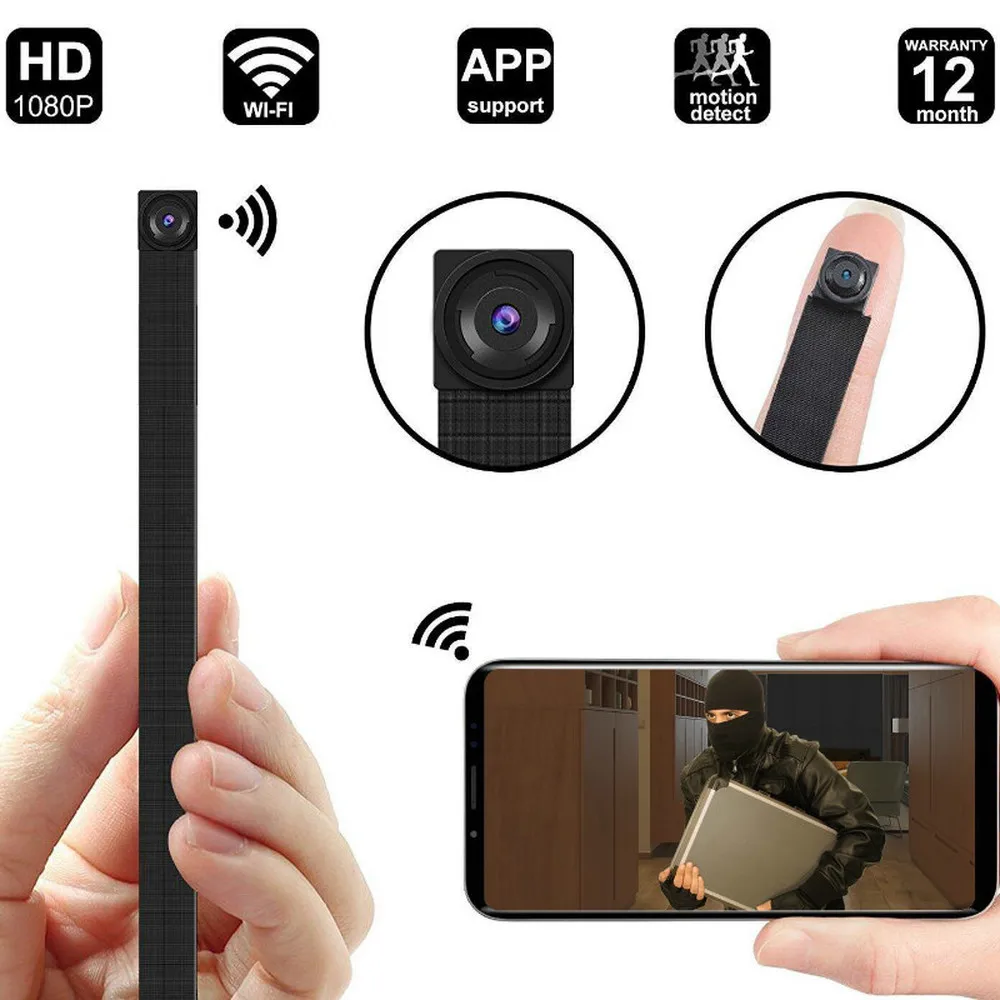 

2020 Newest Webcam 1080P Full HD H.264 Ultra Mini WIFI Flexible Camera Video Audio Recorder Motion Detection Camcorder IP P2P