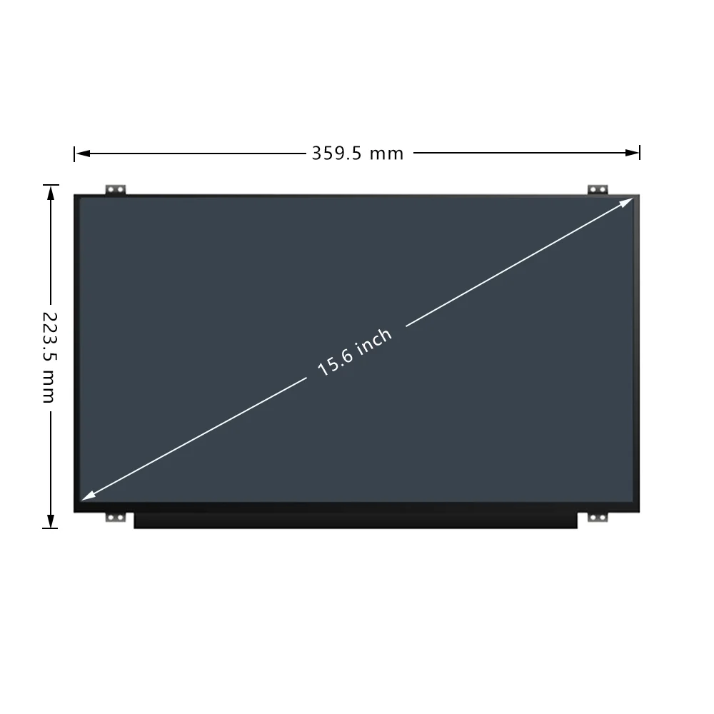 15 6 inch laptop led screen lp156whb tpc1 lp156whb tpc1 pn fru 5d10f76010 matrix display hd 1366x768 glossy 30 pins edp free global shipping