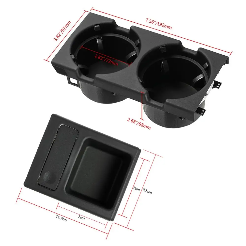 Коробка для хранения с двойным отверстием 3 цвета передней и центральной консоли