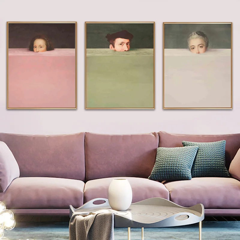 

Nordic Abstract Figure Canvas Painting Creative Colorful Wall Art For Living Room Home Decor Posters and Prints Picture Cuardos