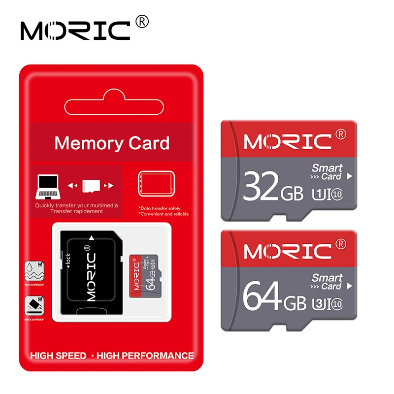 Micro SD карта памяти класс 10 100% ГБ 256 32 64 128 16 8 4 Гб | Компьютеры и офис