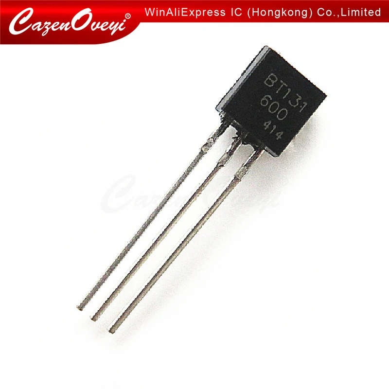 100 шт./лот BT131-600 BT131 TO-92 Triacs 600 В 1A Новый и оригинальный в наличии