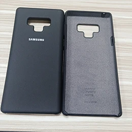 Оригинальный мягкий силиконовый защитный чехол для samsung Note 9 + защита экрана