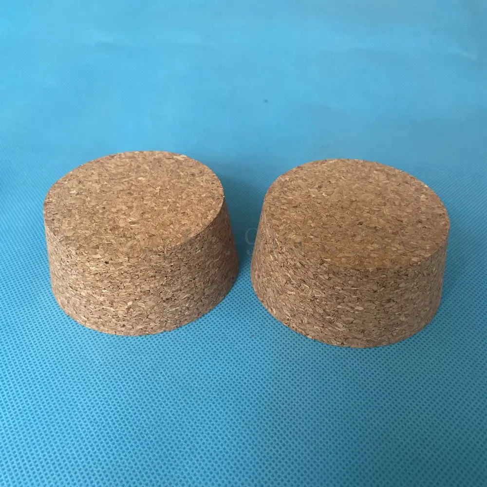 3pcs big size DIA 51mm to 83mm Wood Cork Lab Test Tube Plug Essential Oil Pudding Small Glass Bottle Stopper Lid Customized | Канцтовары