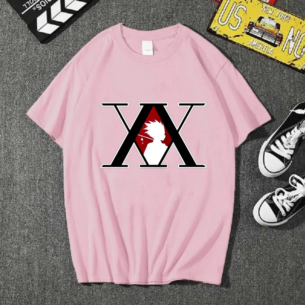 

Hunter X HunterT-shirt Anime Round Neck Casual Short Sleeve Harajuku Streetwear Cloth