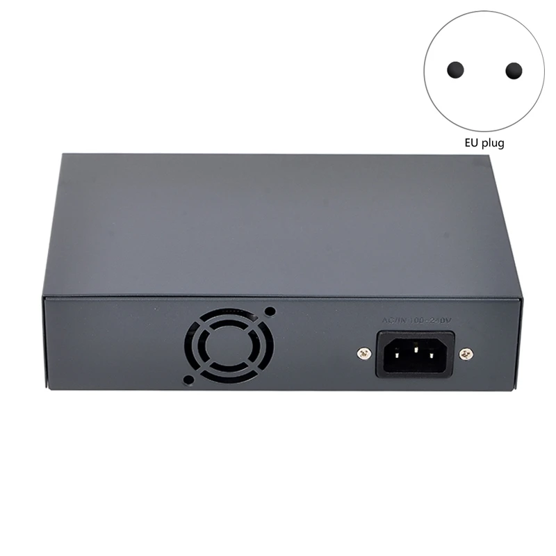 PSE604GS 4 порта POE + 1 порт Uplink SFP 65 Вт IEEE802.3At / Af Стандартный гигабитный сетевой