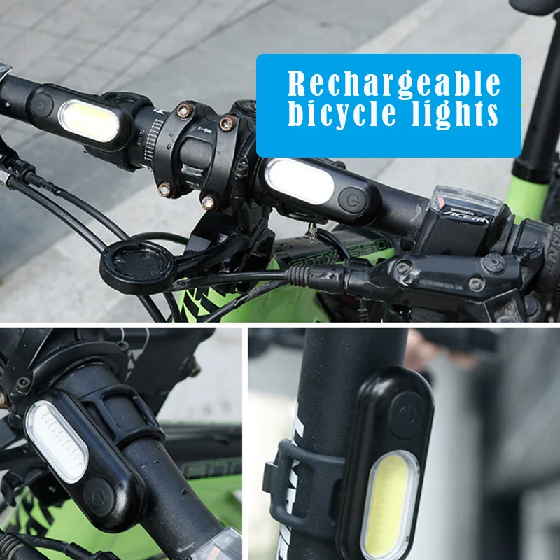 Светодиодная задняя подсветка на велосипед хвост светильник USB Перезаряжаемые