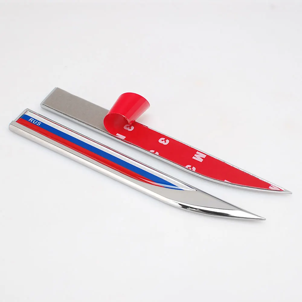 DSYCAR 1 пара автомобильных 3D флагов России эмблема значок наклейки для JEEP BMW Dodge Mercedes