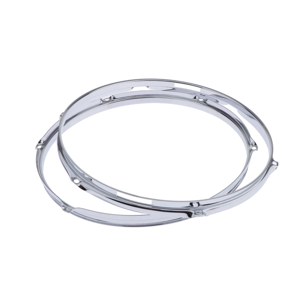 Пара литых 6-lug Snare Drum Hoop-Batter Side-цинковый сплав-14 дюймов 1,5 мм