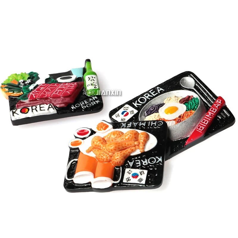 Магнит на холодильник в японском стиле корейский магнит для еды креативный