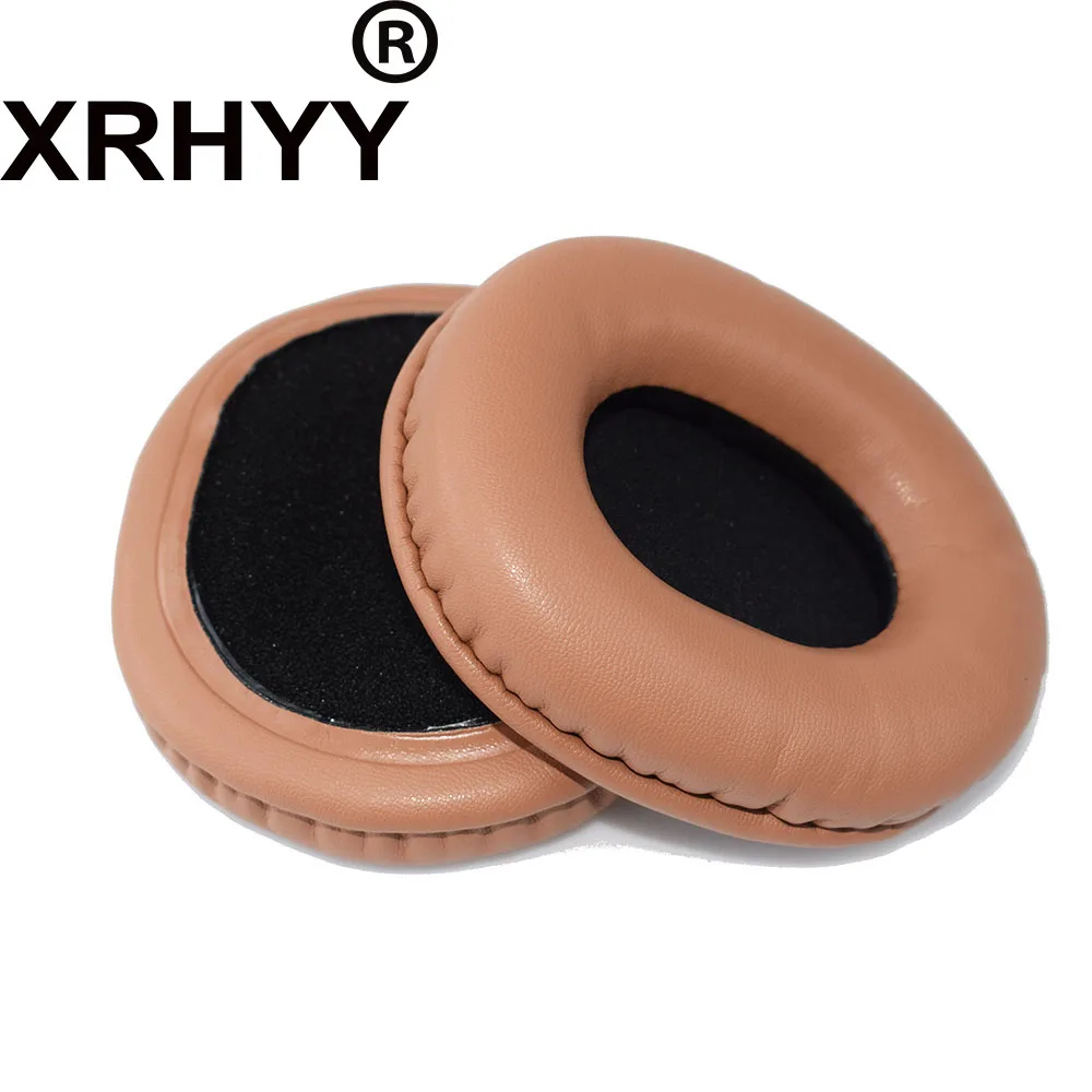 

XRHYY 1 Pairs Replacement Ear Pad Ear Pillow Sponge Foam Cushion For Audio-Technica ATH-M50X M30X M40X Headphones- Brown