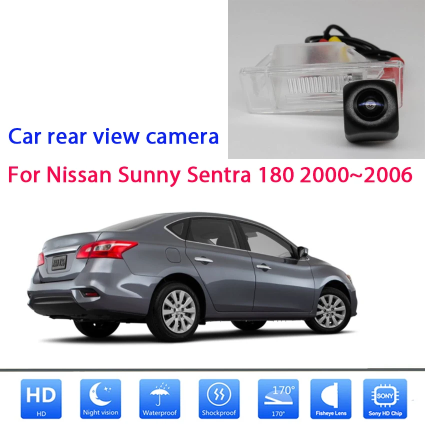 Камера заднего вида для Nissan Sunny Sentra 180 2000 ~ 2006 CCD камера ночного видения парковки