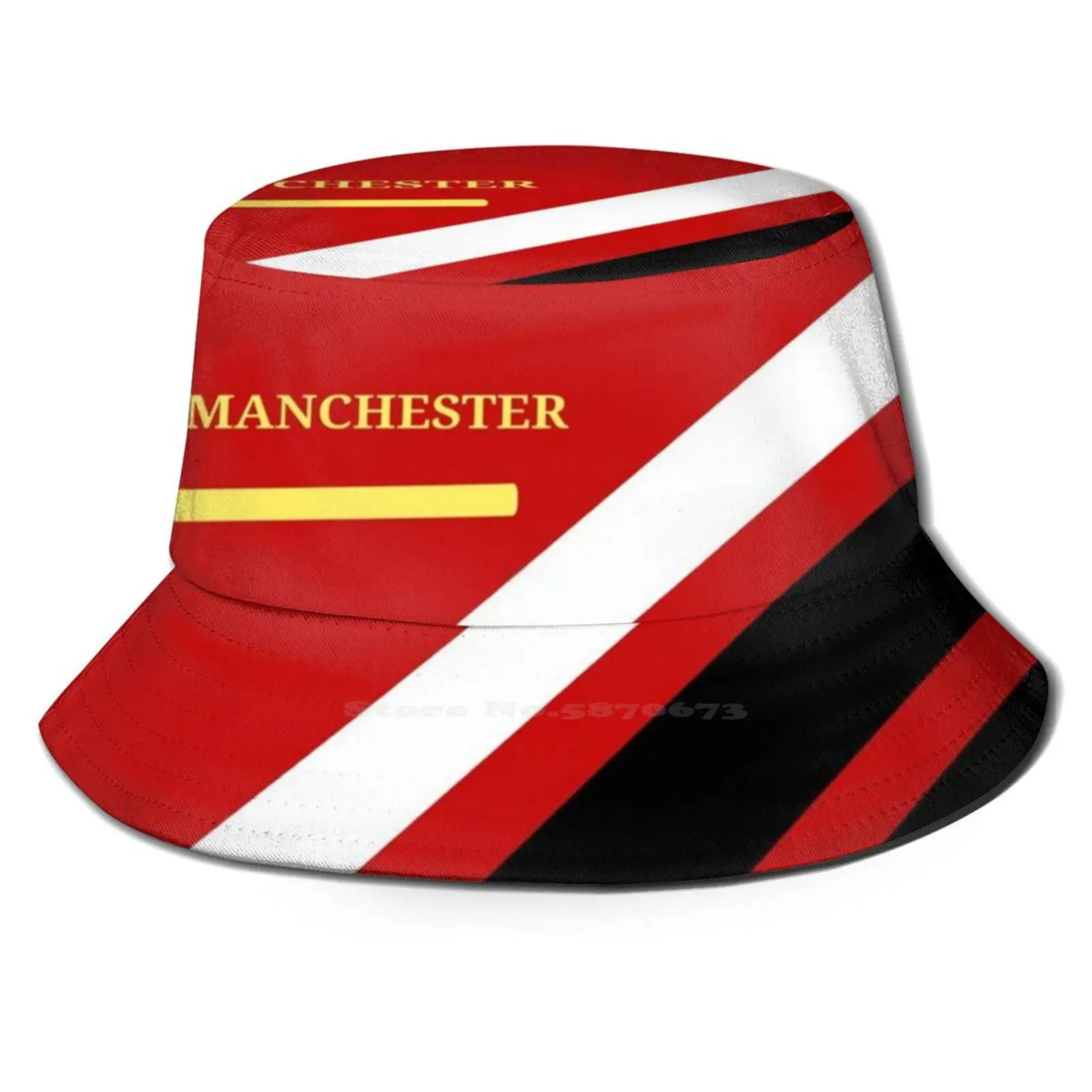 

Великолепный красный дьявол-дизайн с узором, печатные дорожные Панамы, шляпы, британский футбол, Футбольная Премьер-лига, красный, красный ф...