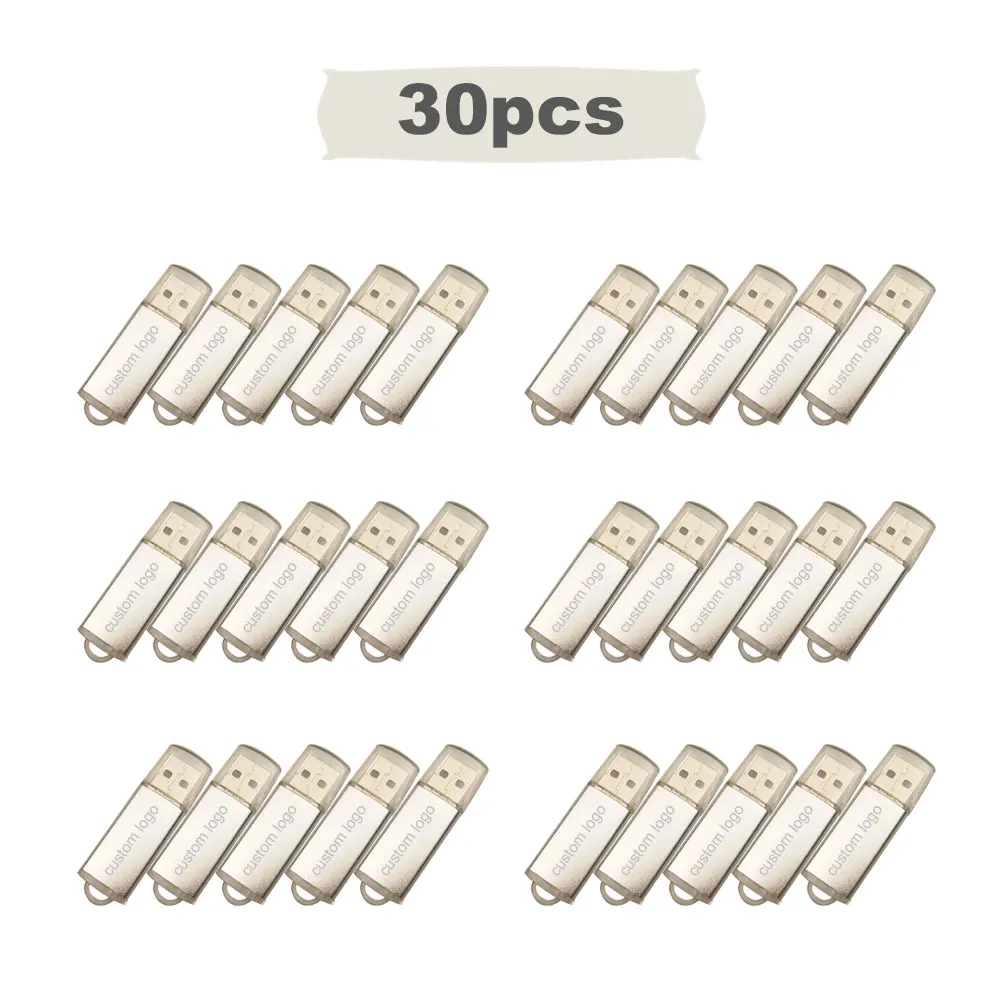 

Металлический Usb флеш-накопитель, 30 шт./лот, Usb 2,0, флеш-накопитель с реальной емкостью, 16 ГБ, 32 ГБ, 64 ГБ, флеш-накопитель 8 ГБ, 4 Гб, карта памяти с ...