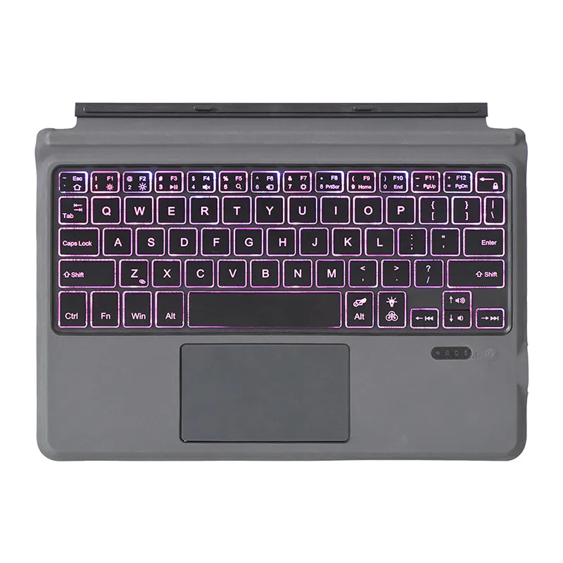 7 видов цветов задняя подсветка портативная Съемная Беспроводная Bluetooth