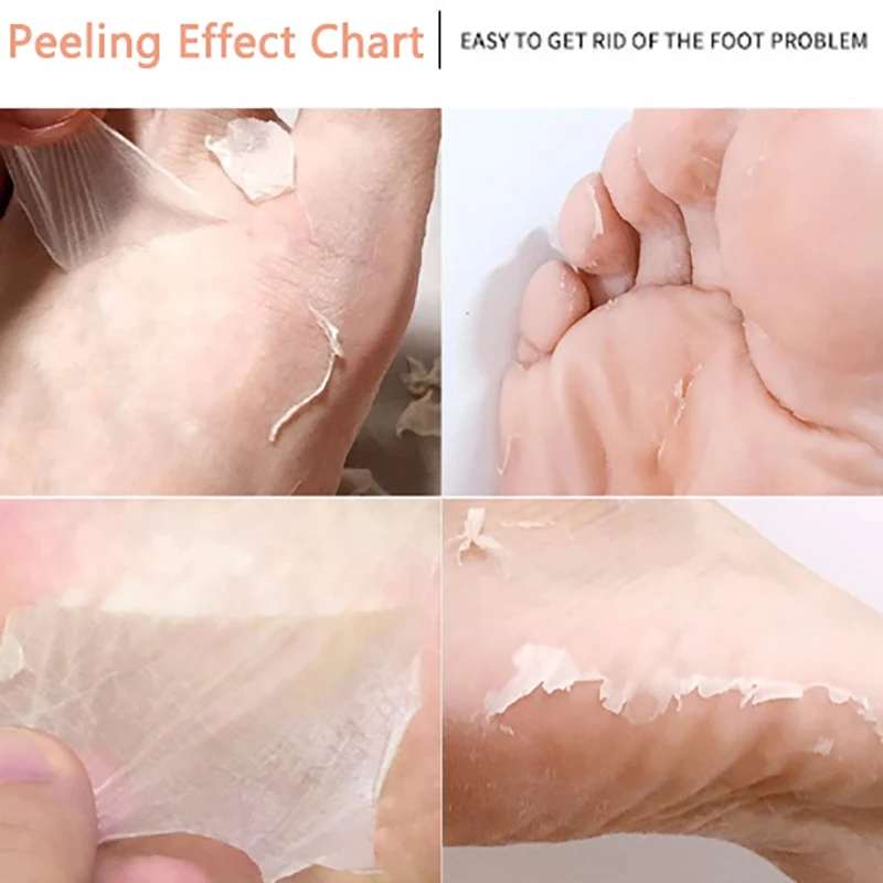 2 пары детских масок для удаления омертвевшей кожи маска ног отшелушивающая