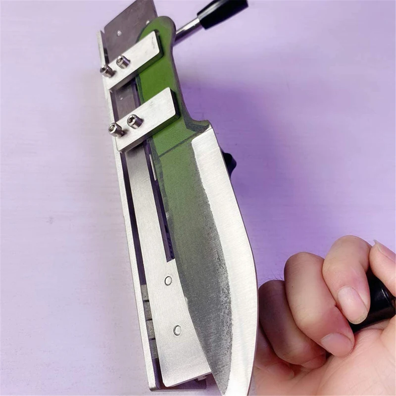 

Belt Grinder Knife Jig Knife Sharpener Jig Sharpening Locator Knife Sharpening Clip For Belt Sander Belt MachineThis Tool Hold