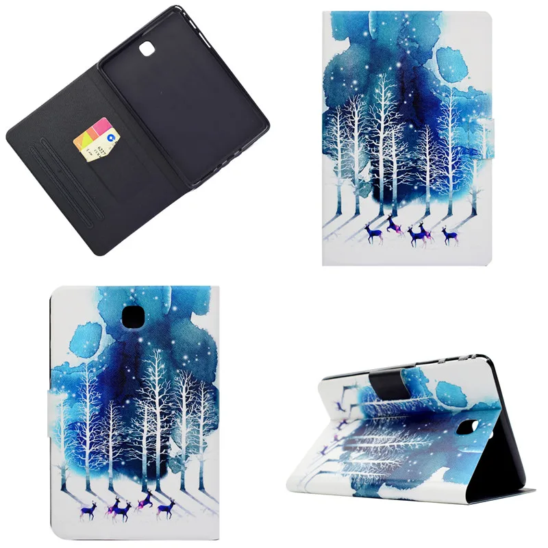 Смарт чехол для Samsung Galaxy Tab A 8 0 T350 T355 SM &quotс рисунком из мультфильма Пробуждение/сон