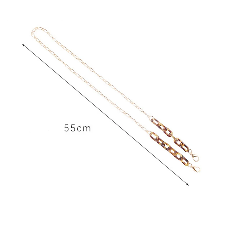 

Leopard Acrylic Sunglasses Chain Chic Womens Anti Slip Reading Glasses Eyewears Cord Holder Neck Strap Lanyard 55cm