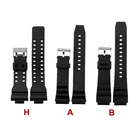 Резиновый ремешок для часов CASIO GA-100GA-300GA-110GA-120G-8900, с матовой Силиконовой застежкой из нержавеющей стали, спортивные часы для вождения
