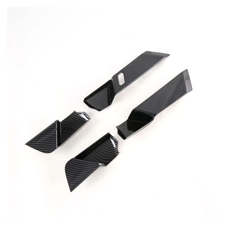 

For Mazda CX-30 CX30 2020 2021 Carbon fiber black Inner Door Handle Bowl Protector Cover Trim Sticker Car Accessories LHD