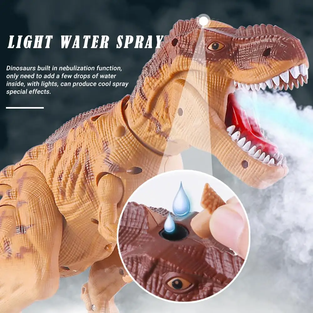 Электрический спрей тираннозавр игрушка Rex набор с яйцами динозавра и бутылкой