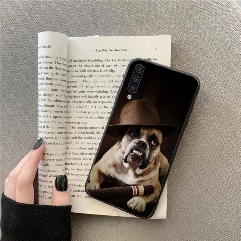 

Cute french bulldog high quality Phone Case For Samsung galaxy S 9 10 20 A 10 21 30 31 40 50 51 71 s note 20 j 4 2018 plus