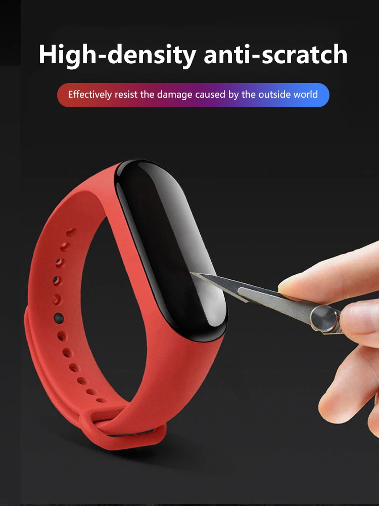 Защитная пленка для экрана Xiaomi Mi Band 4 ремешок смарт часов Band4 полноразмерная