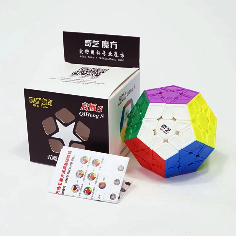 Megaminx Qiyi магический куб Stickerless Скорость 3x3x3 2x2x2 4x4x4 5x5x5, волшебный куб, 2x2/oneplus 3/OnePlus x 3 4x4 5x5, 6x6 Головоломка Куб Профессиональная игрушка ребенок подарки - Цвет: Megaminx