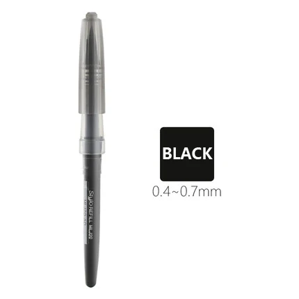 Pentel Tradio Pulaman перьевая ручка заправка MLJ20 для TRJ50 0,7-2,0 мм Япония черный/синий/красный цвет - Цвет: Black