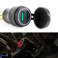 motorcycle quick charger usb type c qc 3 0 power adapter socket plug for bmw r1100rt r1250gs adventure r1200gs gs1200 adv lc